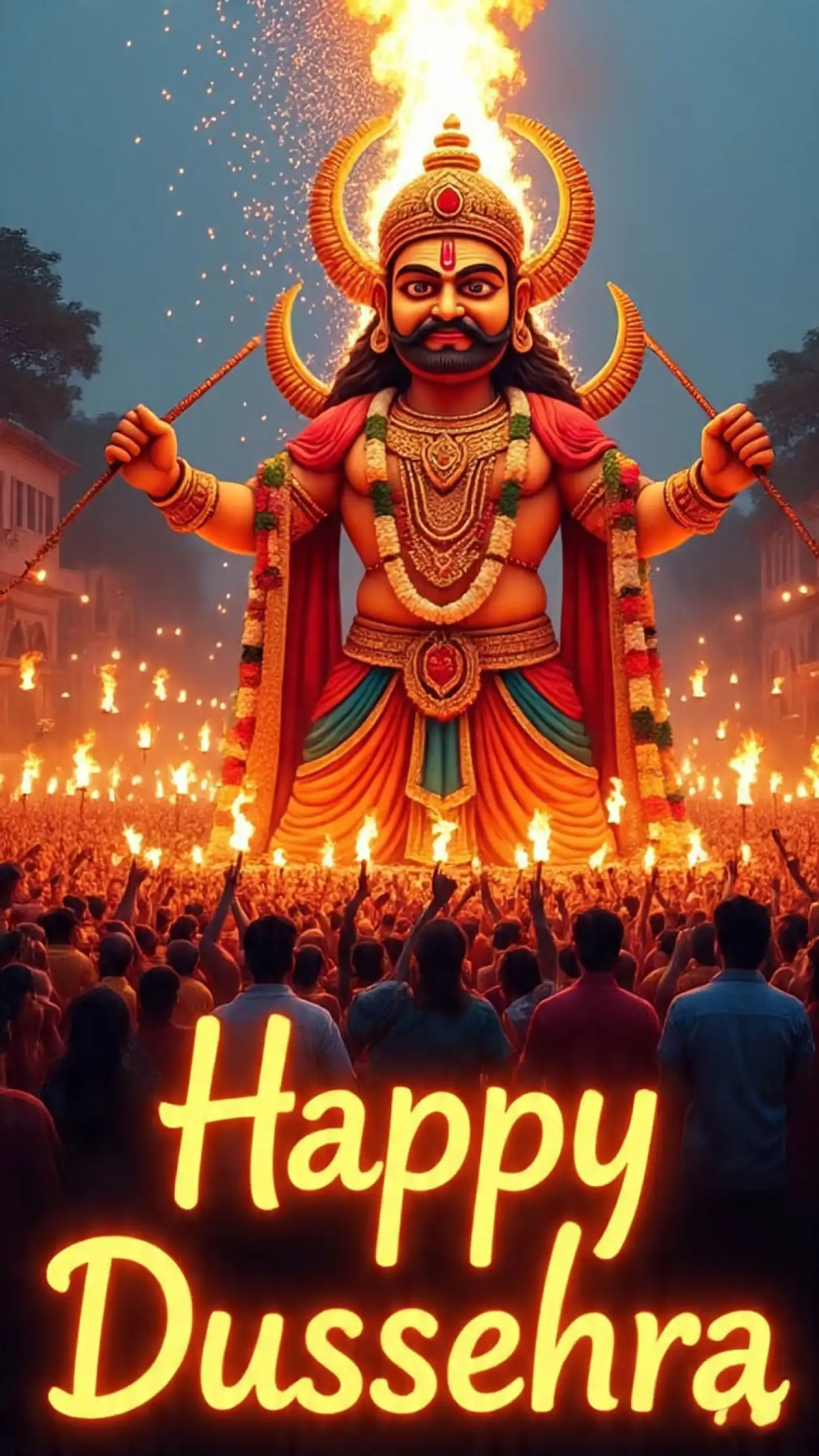 Free Download Happy Dussehra Wishes In English - High Quality Happy Dussehra Background