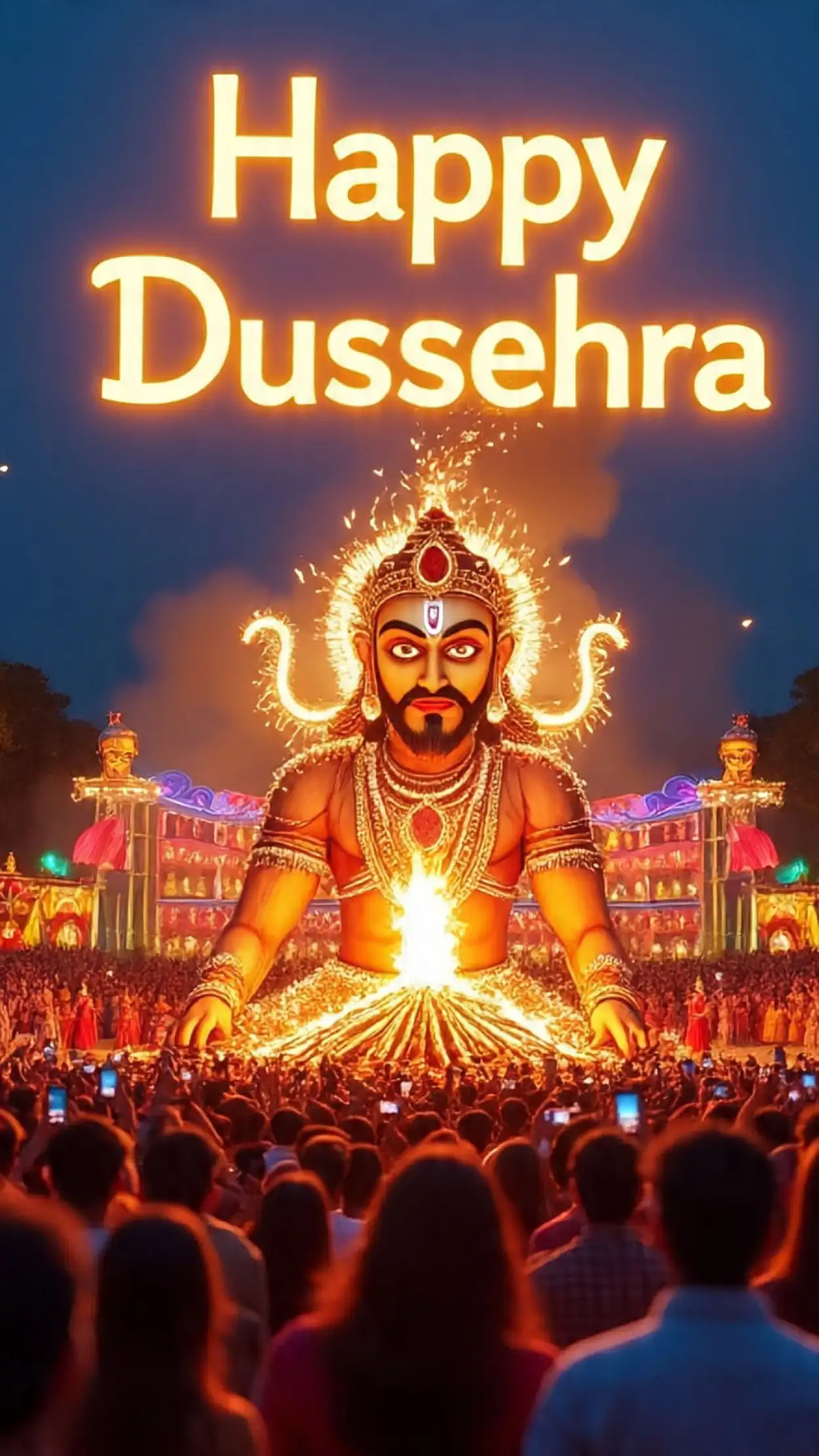 Free Download Happy Dussehra Wishes In Marathi Language - High Quality Happy Dussehra Background