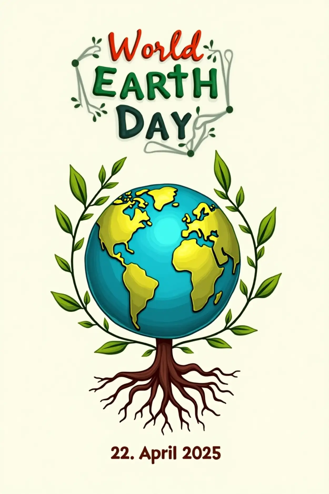 Free Download Happy Earth Day 2025 Greetings Image - High Quality World Earth Day 2025 Background