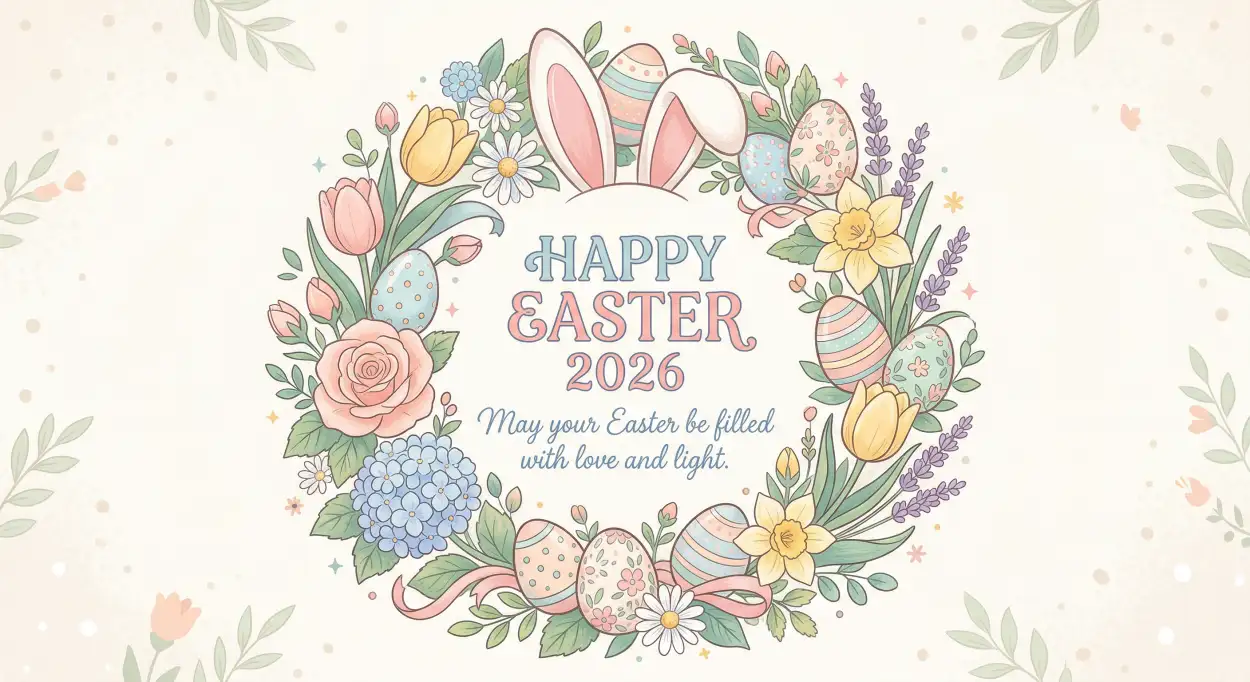 Free Download Happy Easter 2026 Diy Card Inspiration - High Quality Happy Easter 2026 Image