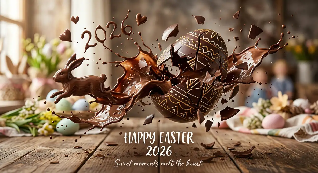 Free Download Happy Easter 2026 Greetings For Friends - High Quality Happy Easter 2026 Image