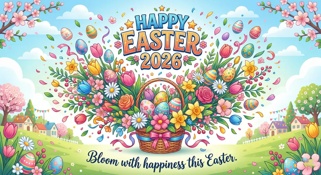 Free Download Happy Easter 2026 Messages With Humor - High Quality Happy Easter 2026 Image