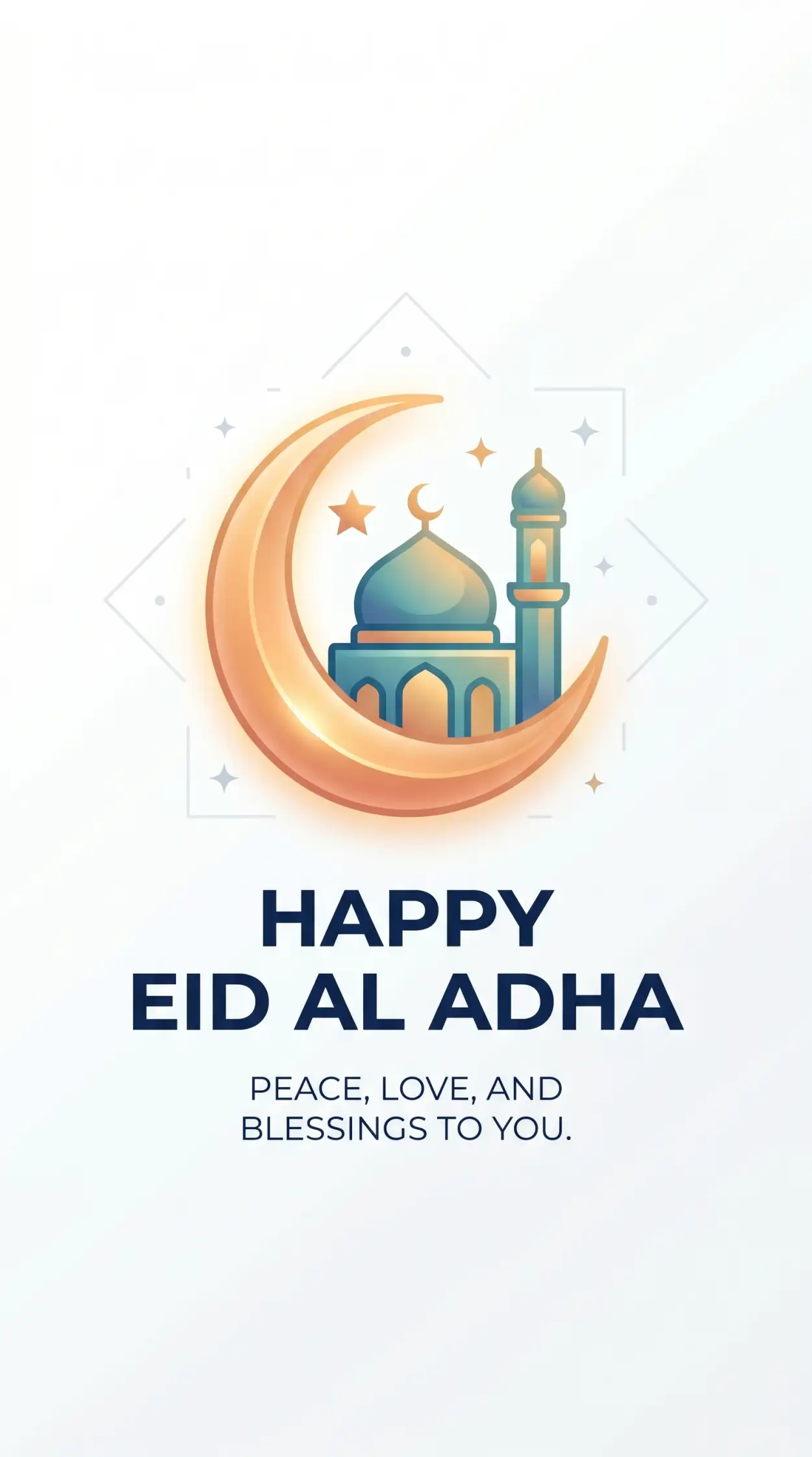 Free Download Happy Eid Al Adha Quotes For Digital Cards - High Quality Happy Eid Al Adha With Quotes Image