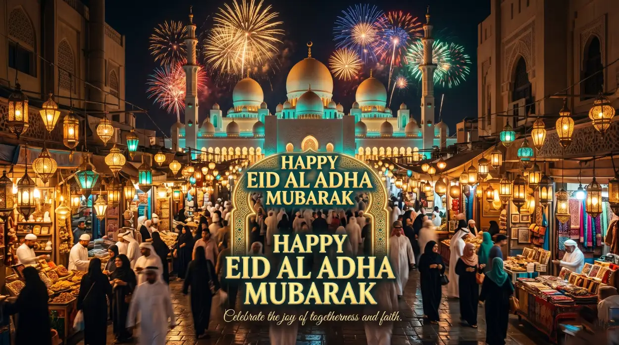 Free Download Happy Eid Al Adha Quotes For Facebook Post - High Quality Happy Eid Al Adha With Quotes Image