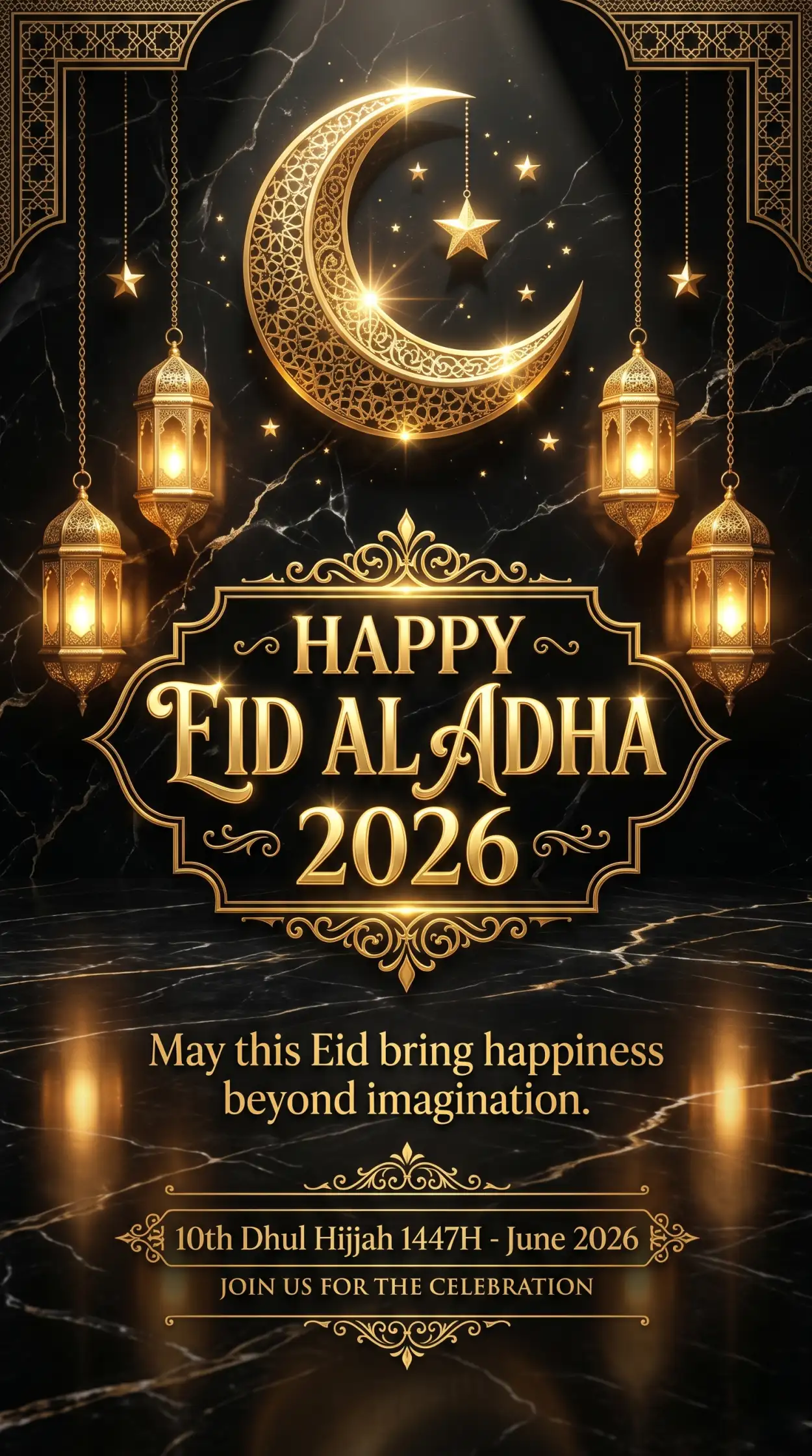Free Download Happy Eid Al Adha Quotes For Poster Template - High Quality Happy Eid Al Adha With Quotes Image