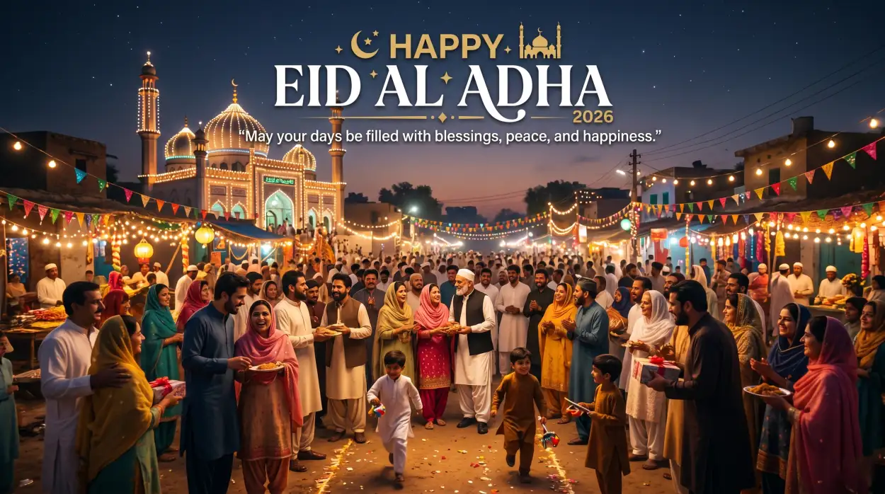 Free Download Happy Eid Al Adha Quotes For Social Media - High Quality Happy Eid Al Adha With Quotes Image