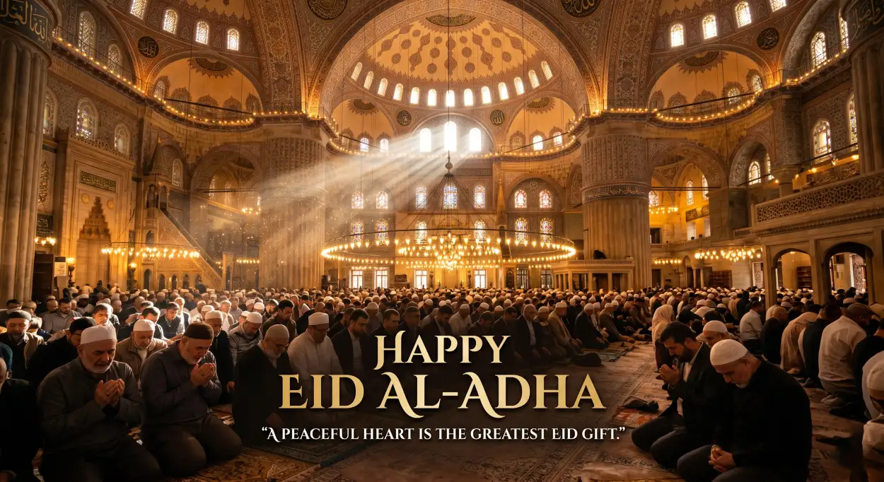 Free Download Happy Eid Al Adha Quotes With Inspirational Message - High Quality Happy Eid Al Adha With Quotes Image