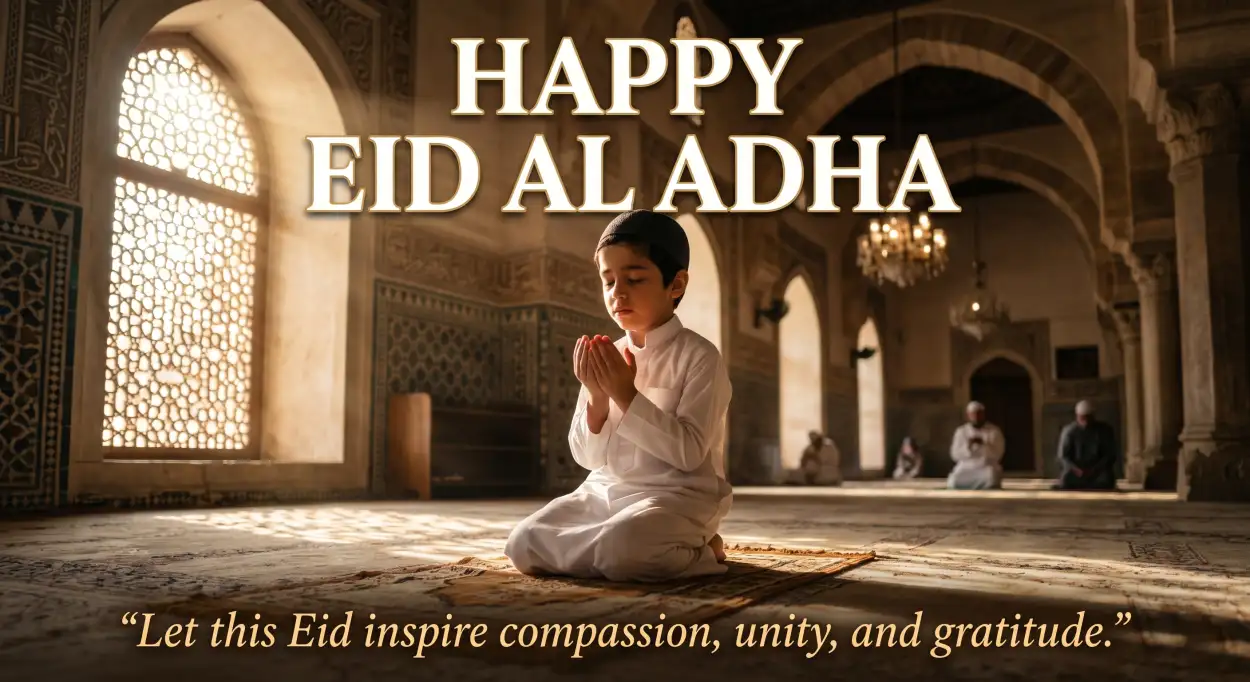 Free Download Happy Eid Al Adha Wishes With Meaningful Quotes - High Quality Happy Eid Al Adha With Quotes Image