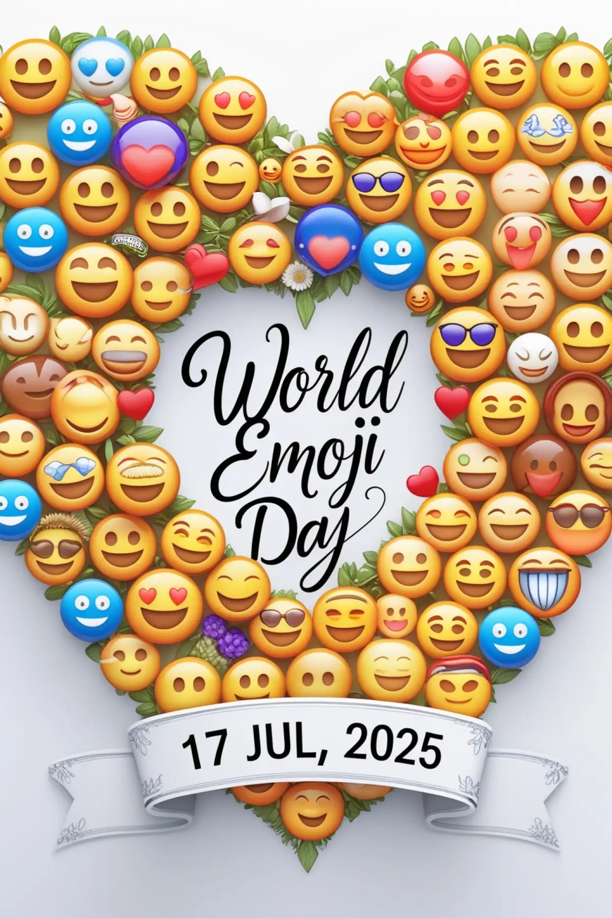 Happy Emoji Day Greeting Card Design - Royalty Free World Emoji Day Image | Pngmagic Free Download Happy Emoji Day Greeting Card Design - High Quality World Emoji Day Background