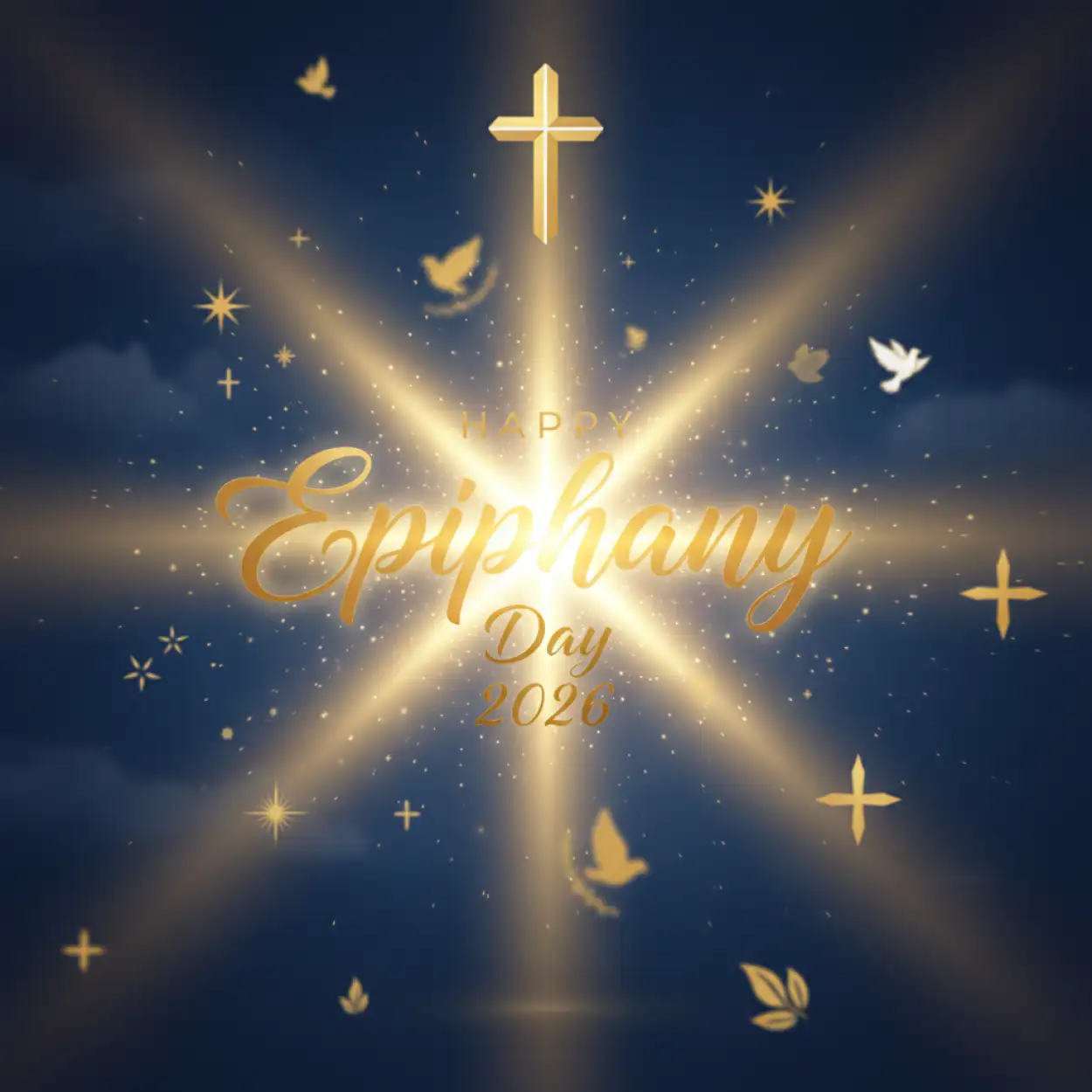 Free Download Happy Epiphany Day 2026 Church Social Media Post - High Quality Happy Epiphany Day 2026 Image