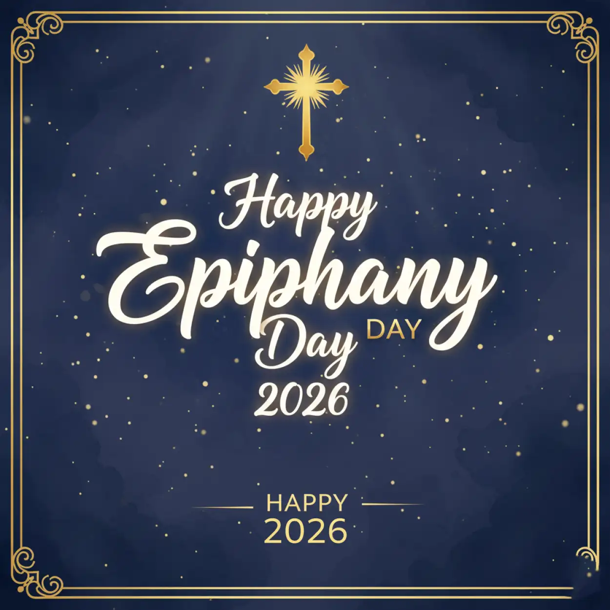 Free Download Happy Epiphany Day 2026 Sacred Art Illustration - High Quality Happy Epiphany Day 2026 Image