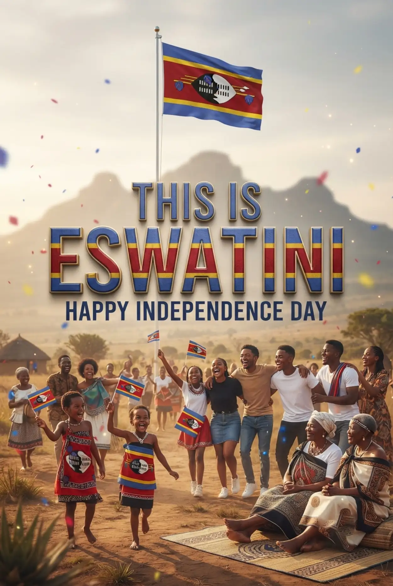 Free Download Happy Eswatini Independence Day Instagram Post Images - High Quality Eswatini Independence Day 2026 Image