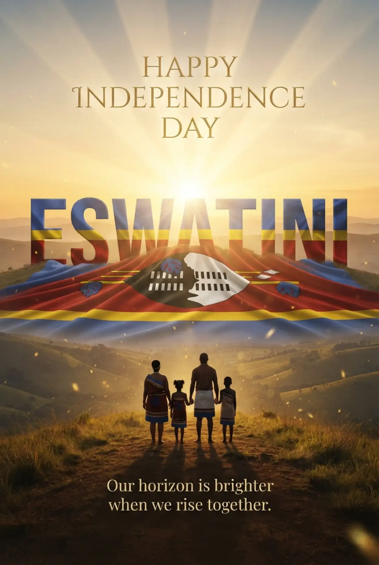 Free Download Happy Eswatini Independence Day Poster Design - High Quality Eswatini Independence Day 2026 Image
