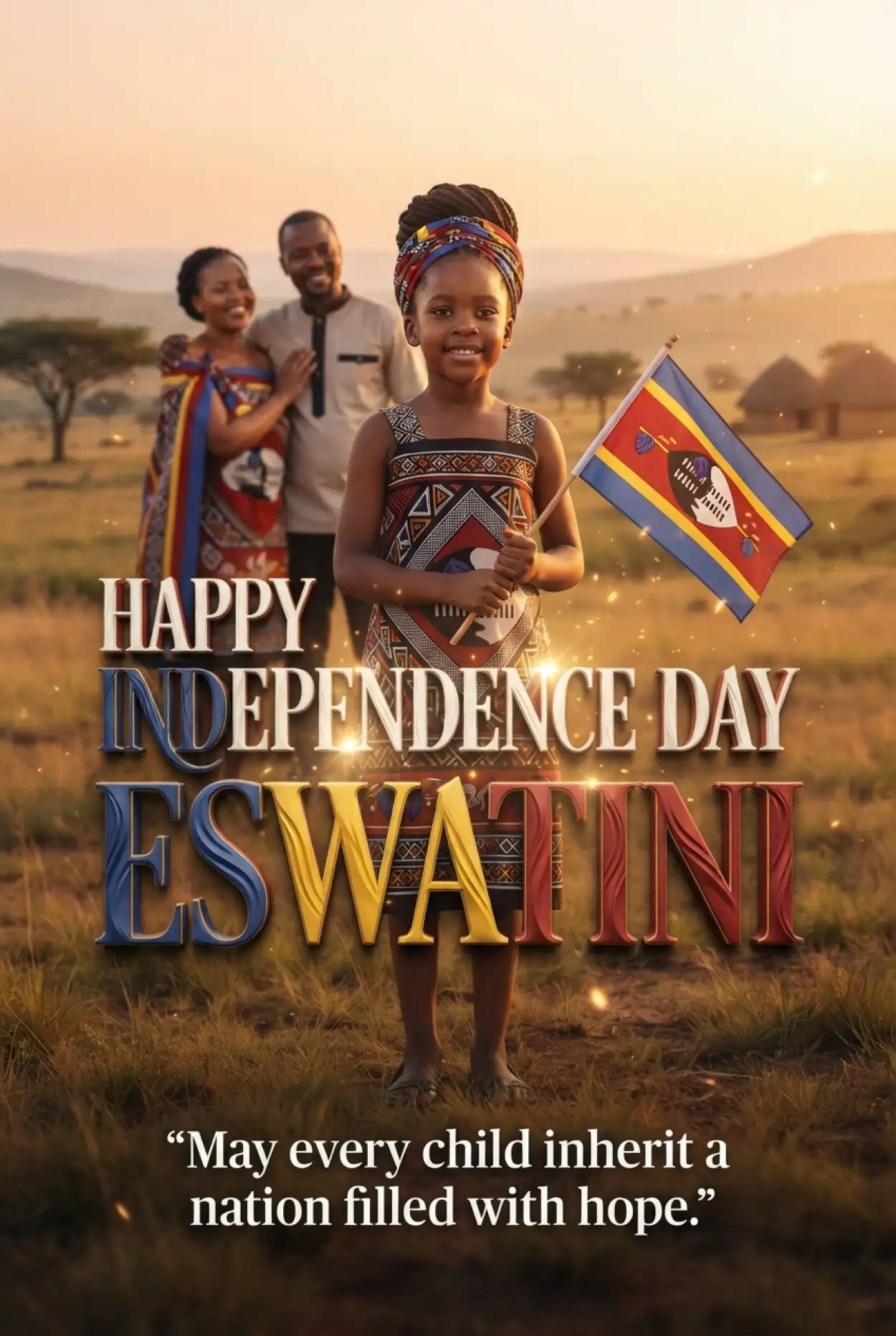 Free Download Happy Eswatini Independence Day Status Images - High Quality Eswatini Independence Day 2026 Image