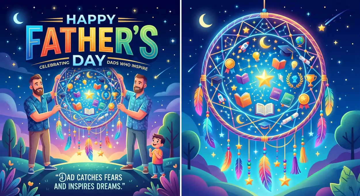 Free Download Happy Fathers Day 2026 Badge Design - High Quality Happy Fathers Day 2026 Image