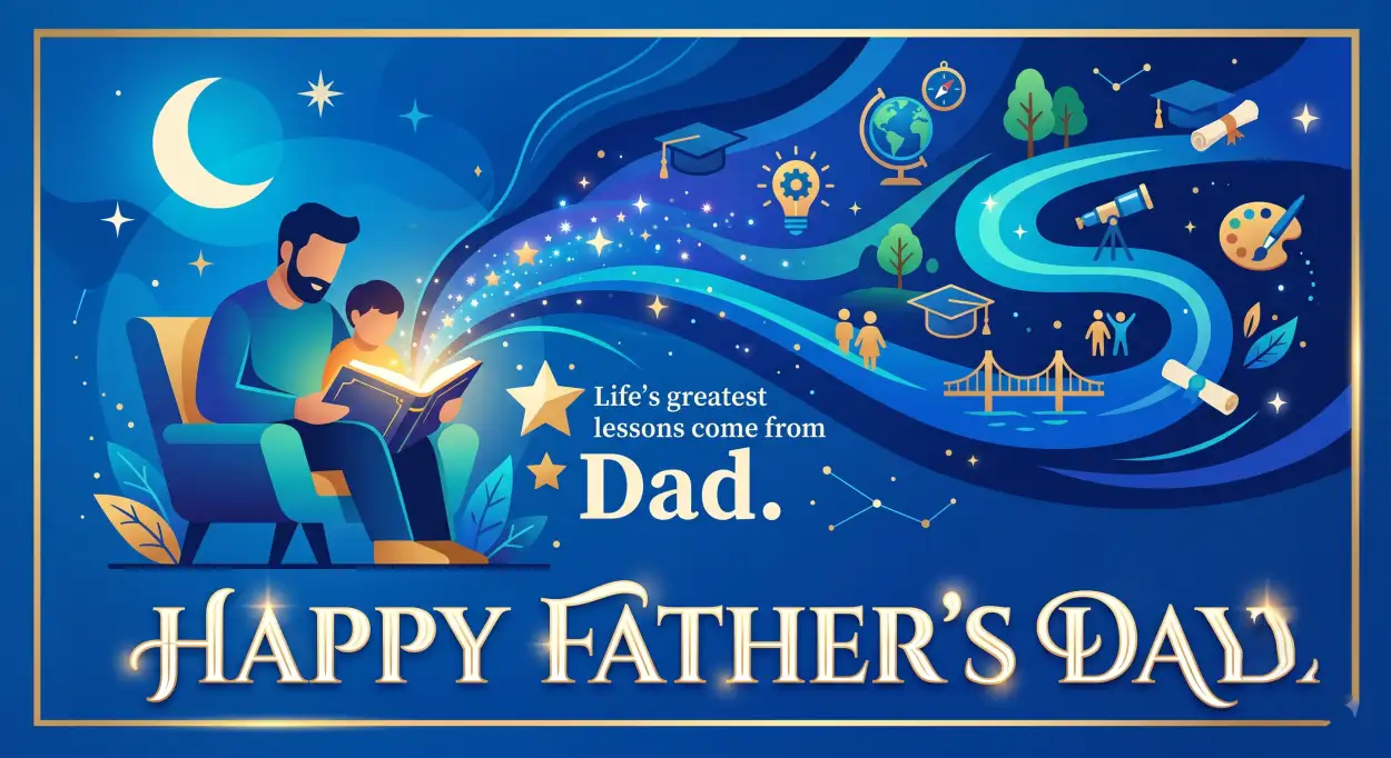Free Download Happy Fathers Day 2026 Special Wishes - High Quality Happy Fathers Day 2026 Image