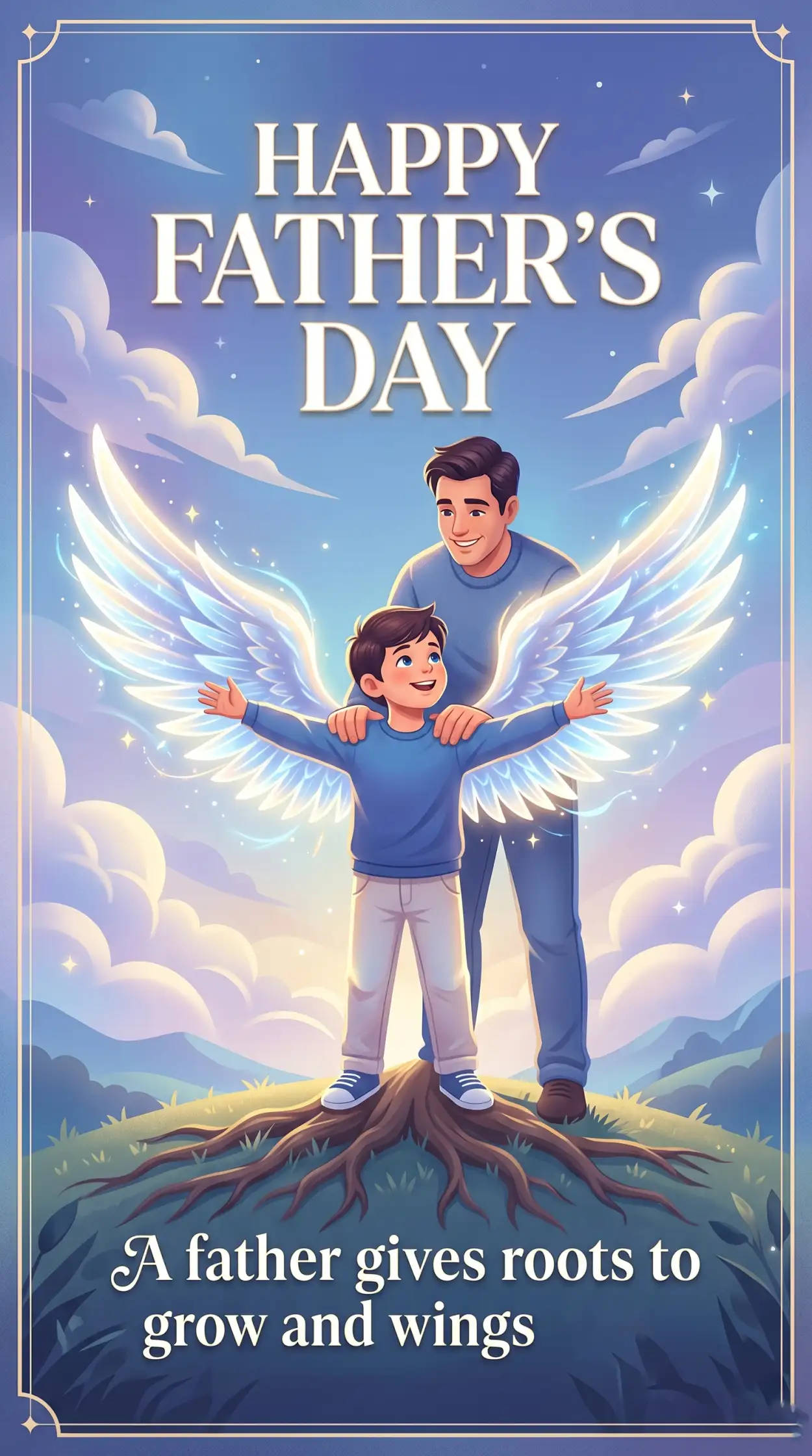 Free Download Happy Fathers Day 2026 Tribute To Dad - High Quality Happy Fathers Day 2026 Image