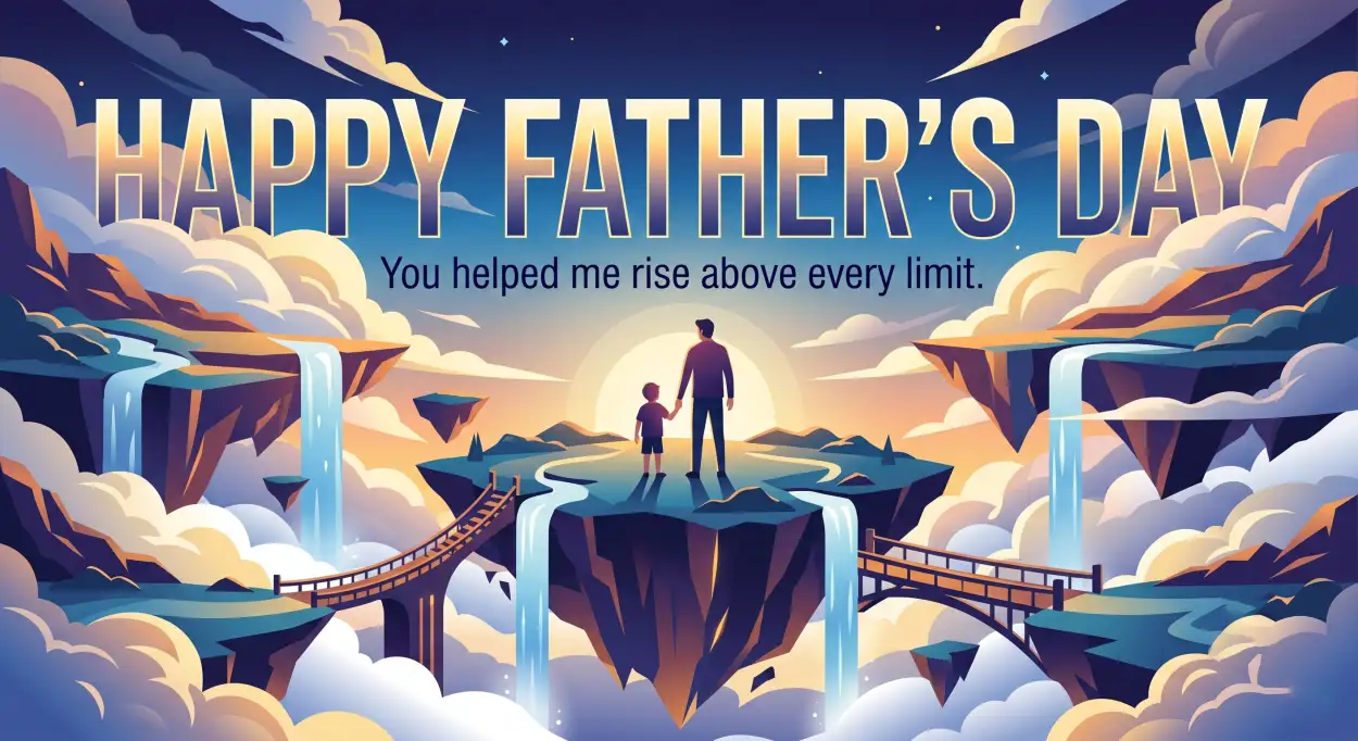 Free Download Happy Fathers Day Greeting Card Design - High Quality Happy Fathers Day Greeting Card Image