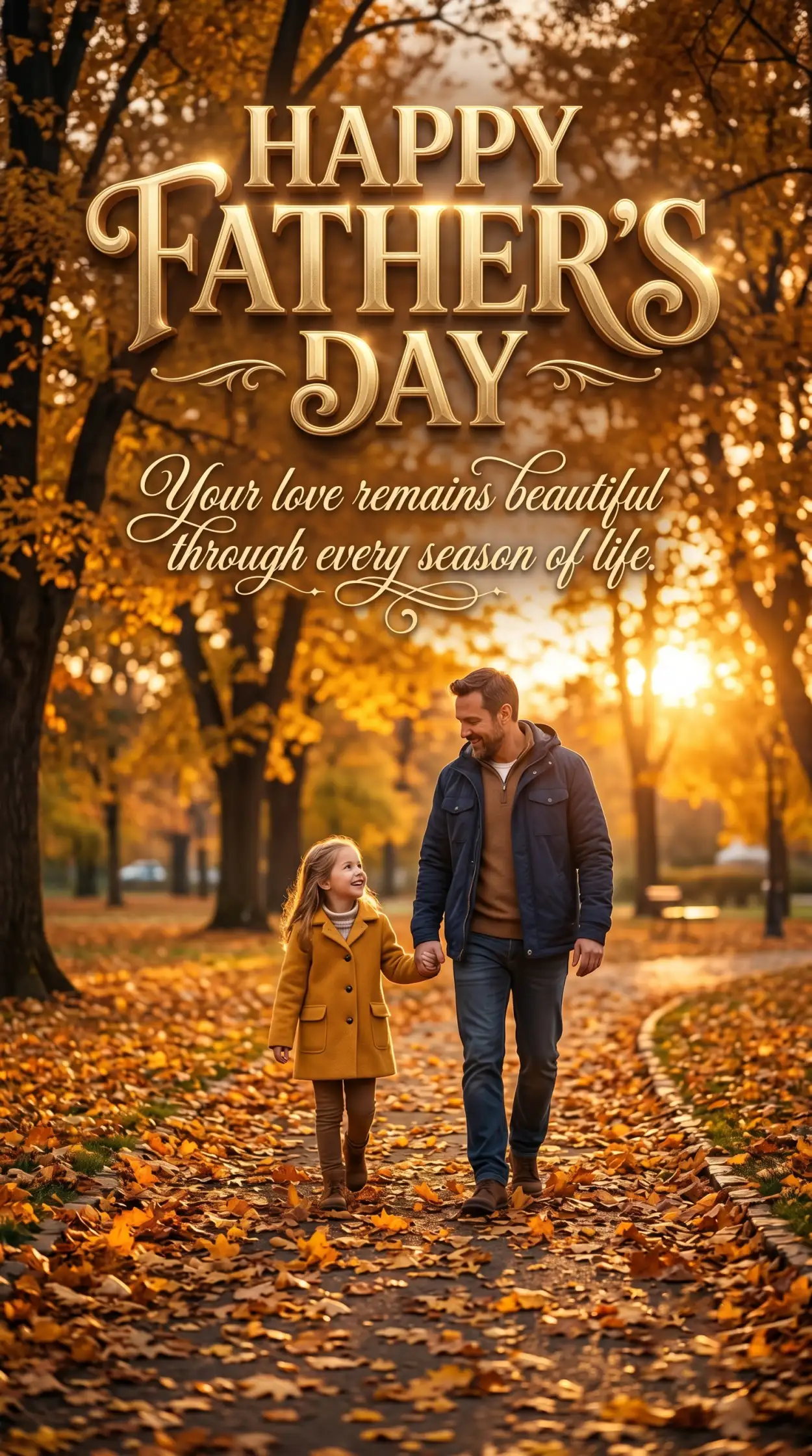 Free Download Happy Fathers Day Greeting Card For Whatsapp Status - High Quality Happy Fathers Day Greeting Card Image