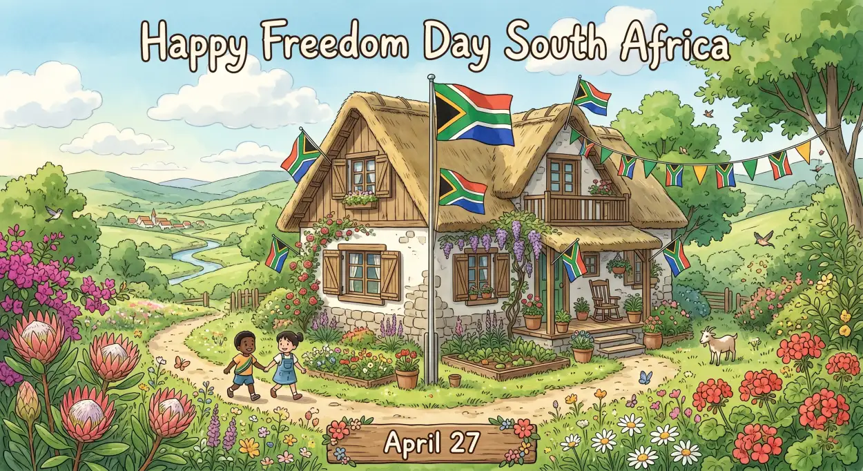 Free Download Happy Freedom Day South Africa Banner Captions Images 2026 2 - High Quality Happy Freedom Day South Africa Wishes 2026 Image