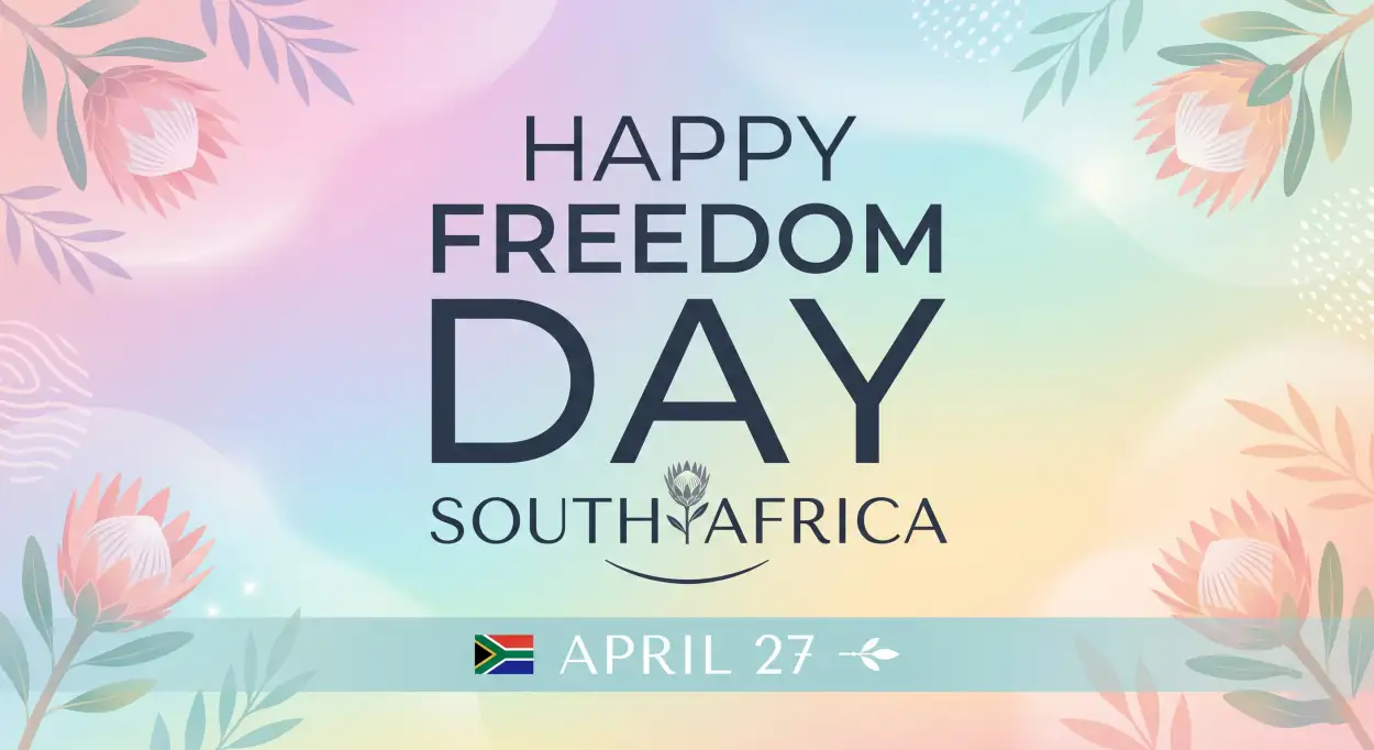 Free Download Happy Freedom Day South Africa Design Text Captions 2026 - High Quality Happy Freedom Day South Africa Wishes 2026 Image