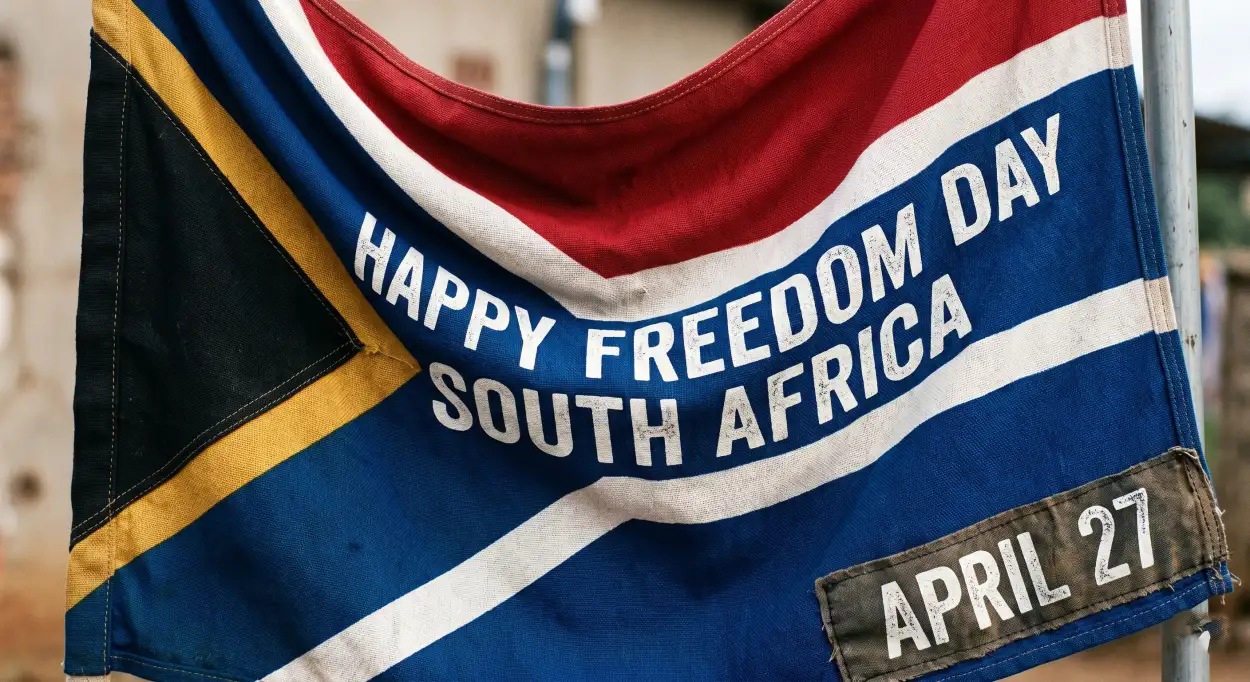 Free Download Happy Freedom Day South Africa Hd Images Text Captions 2026 - High Quality Happy Freedom Day South Africa Wishes 2026 Image