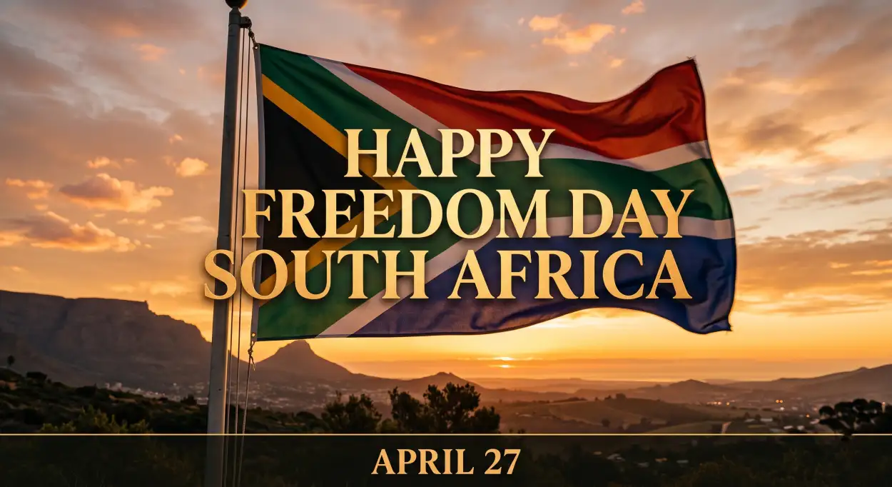 Free Download Happy Freedom Day South Africa Wishes Quotes Images 2026 - High Quality Happy Freedom Day South Africa Wishes 2026 Image