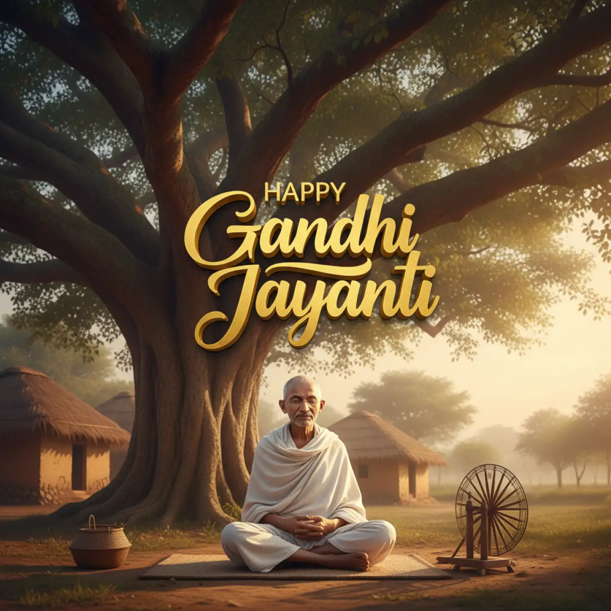 Free Download Happy Gandhi Jayanti 2 October Slogans In Hindi - High Quality Happy Gandhi Jayanti Background
