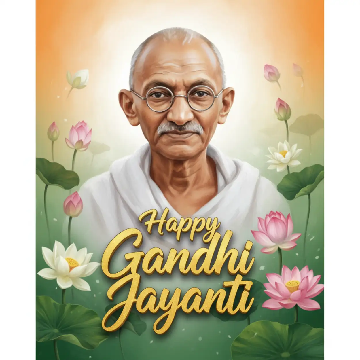 Free Download Happy Gandhi Jayanti Poster Making Ideas - High Quality Happy Gandhi Jayanti Image