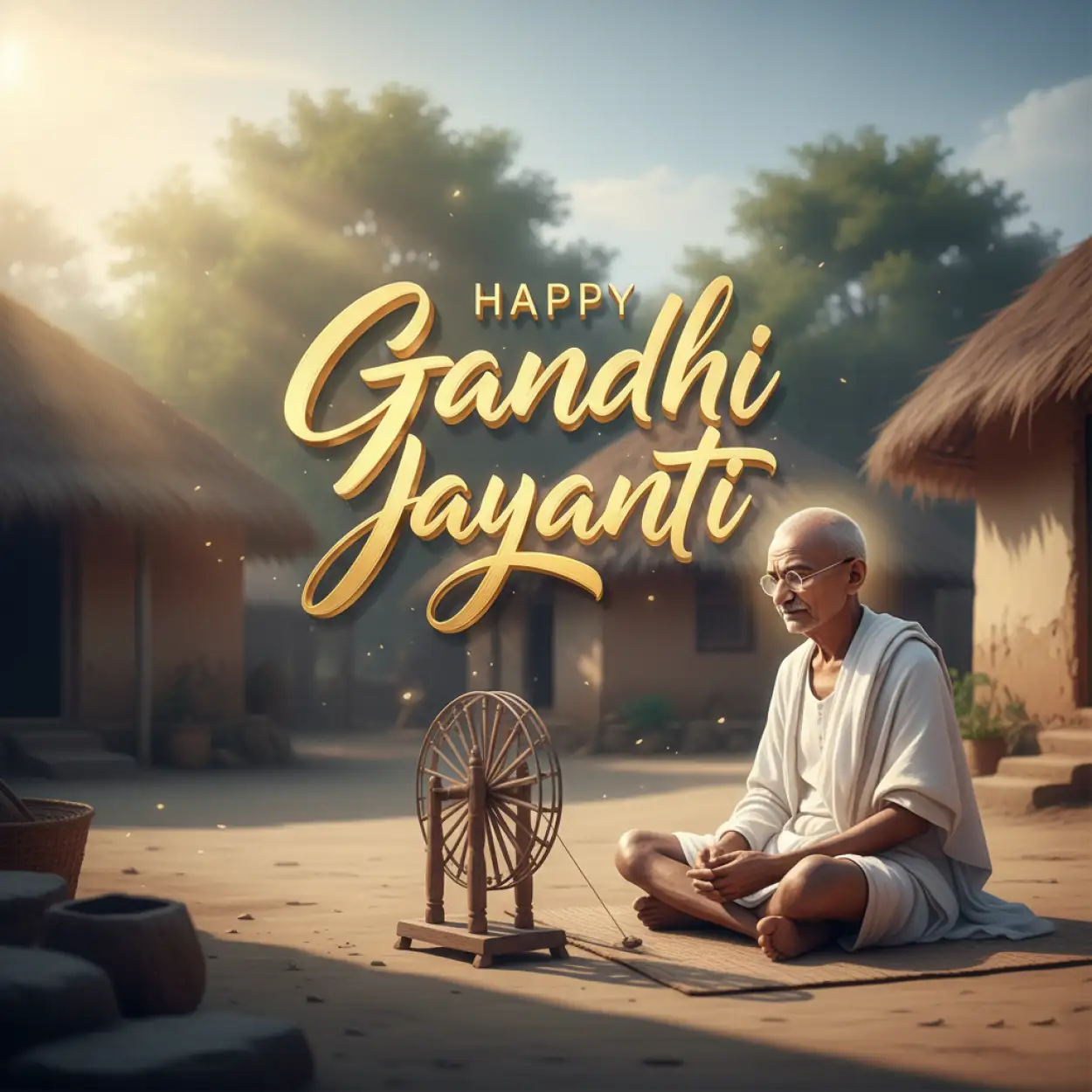 Free Download Happy Gandhi Jayanti Thoughts In Hindi For School - High Quality Happy Gandhi Jayanti Background