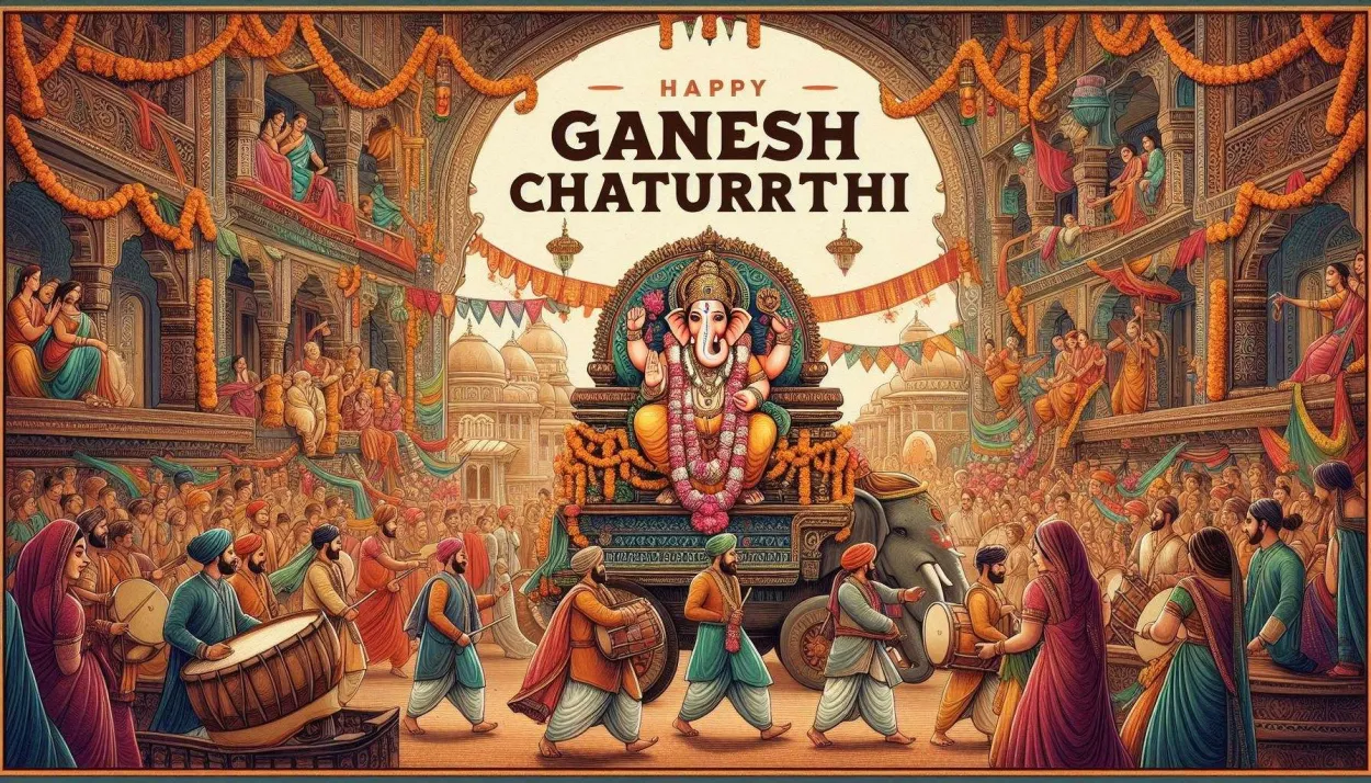 Happy Ganesh Chaturthi 2024 Colorful Decoration Images - Royalty Free Happy Ganesh Chaturthi Image | Pngmagic Free Download Happy Ganesh Chaturthi 2024 Colorful Decoration Images - High Quality Happy Ganesh Chaturthi Background