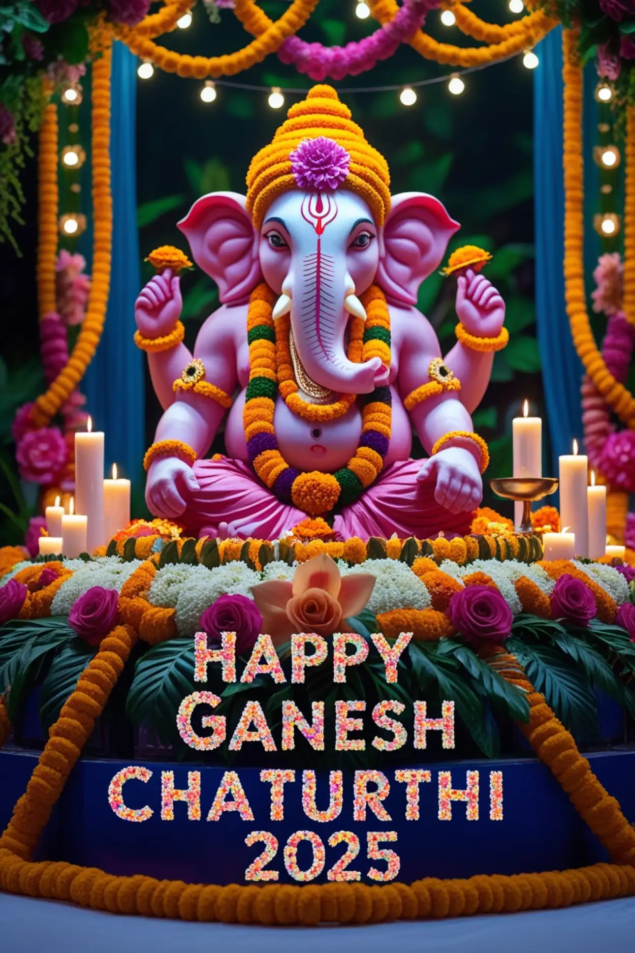 Free Download Happy Ganesh Chaturthi 2025 Background Images - High Quality Happy Ganesh Chaturthi 2025 Background