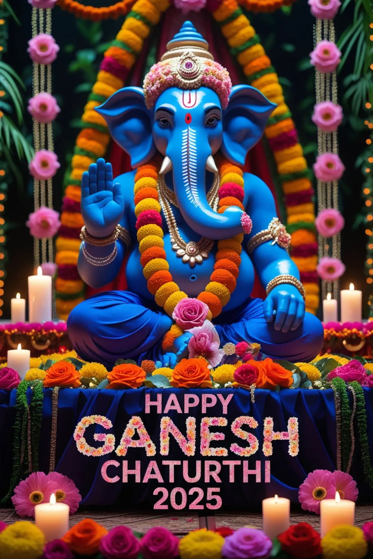 Free Download Happy Ganesh Chaturthi 2025 Instagram Story Template - High Quality Happy Ganesh Chaturthi 2025 Background