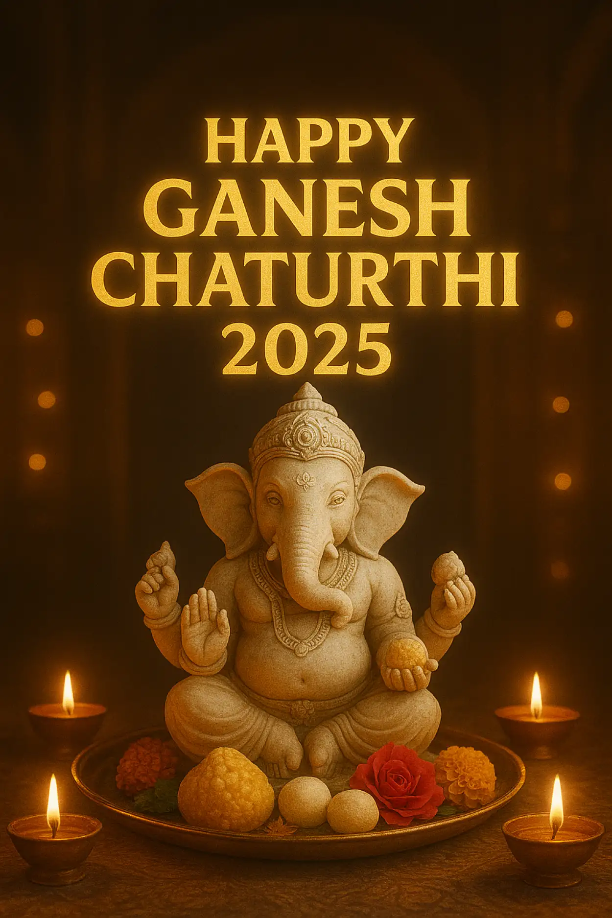 Free Download Happy Ganesh Chaturthi 2025 Quotes In English - High Quality Happy Ganesh Chaturthi 2025 Background