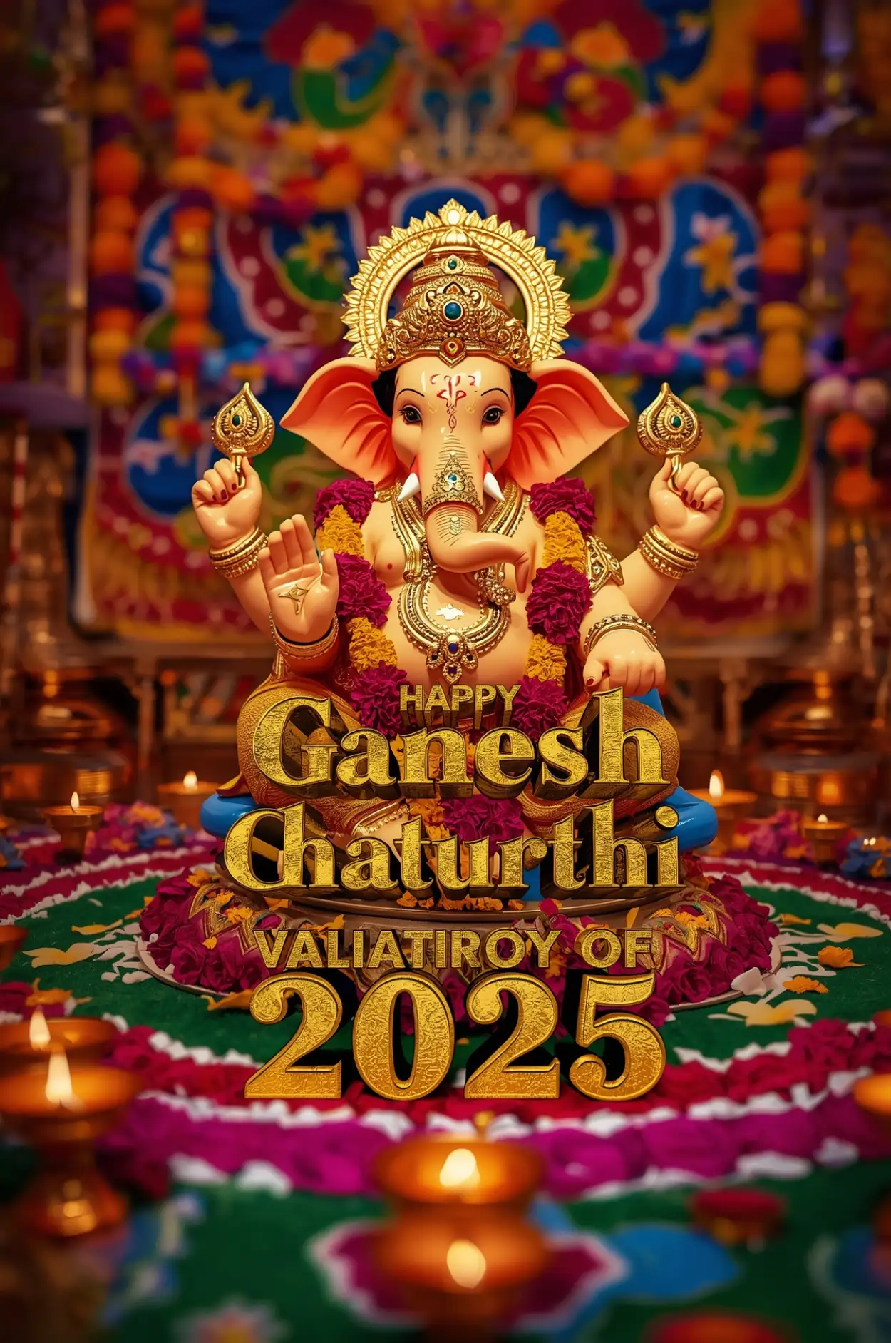 Free Download Happy Ganesh Chaturthi 2025 Stickers For WhatsApp - High Quality Happy Ganesh Chaturthi 2025 Background