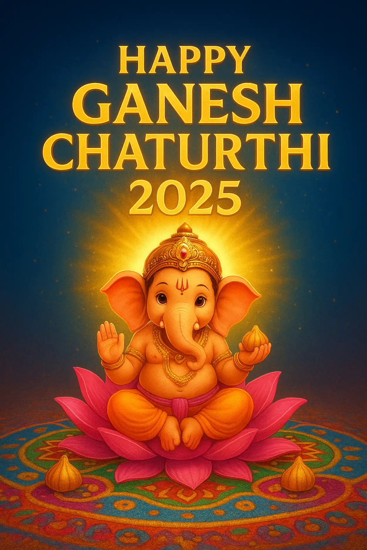 Free Download Happy Ganesh Chaturthi 2025 Wishes In English - High Quality Happy Ganesh Chaturthi 2025 Background