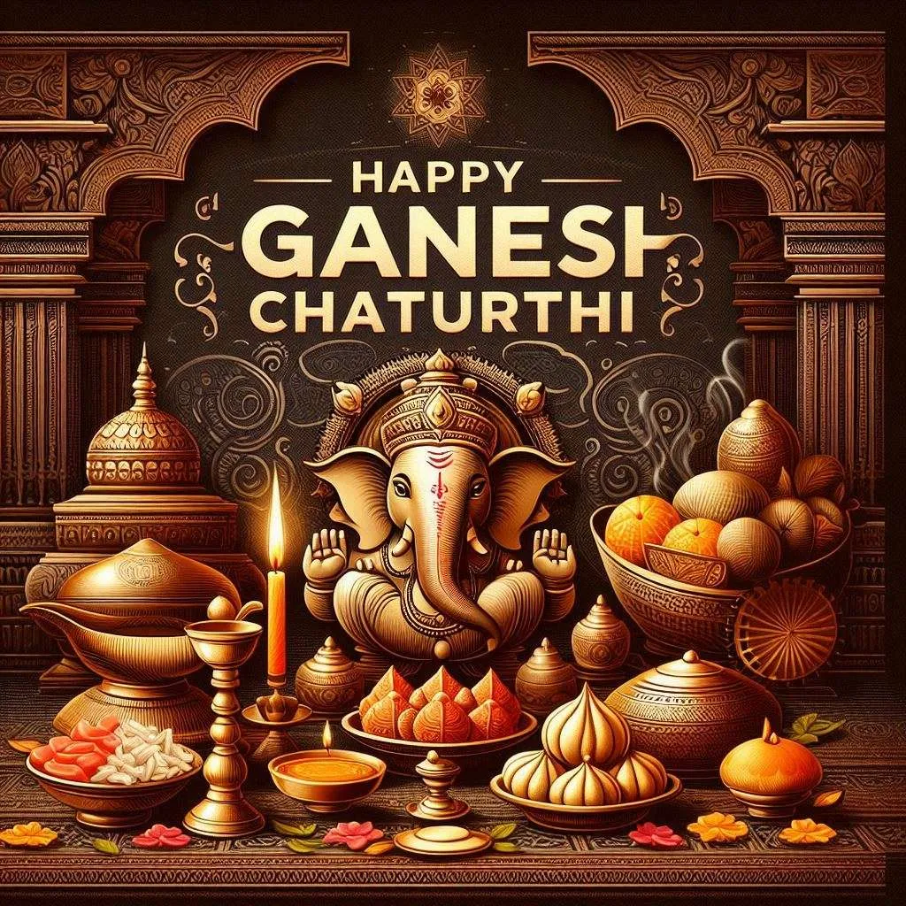 Free Download Happy Ganesh Chaturthi Personalized Greeting Cards - High Quality Happy Ganesh Chaturthi Background