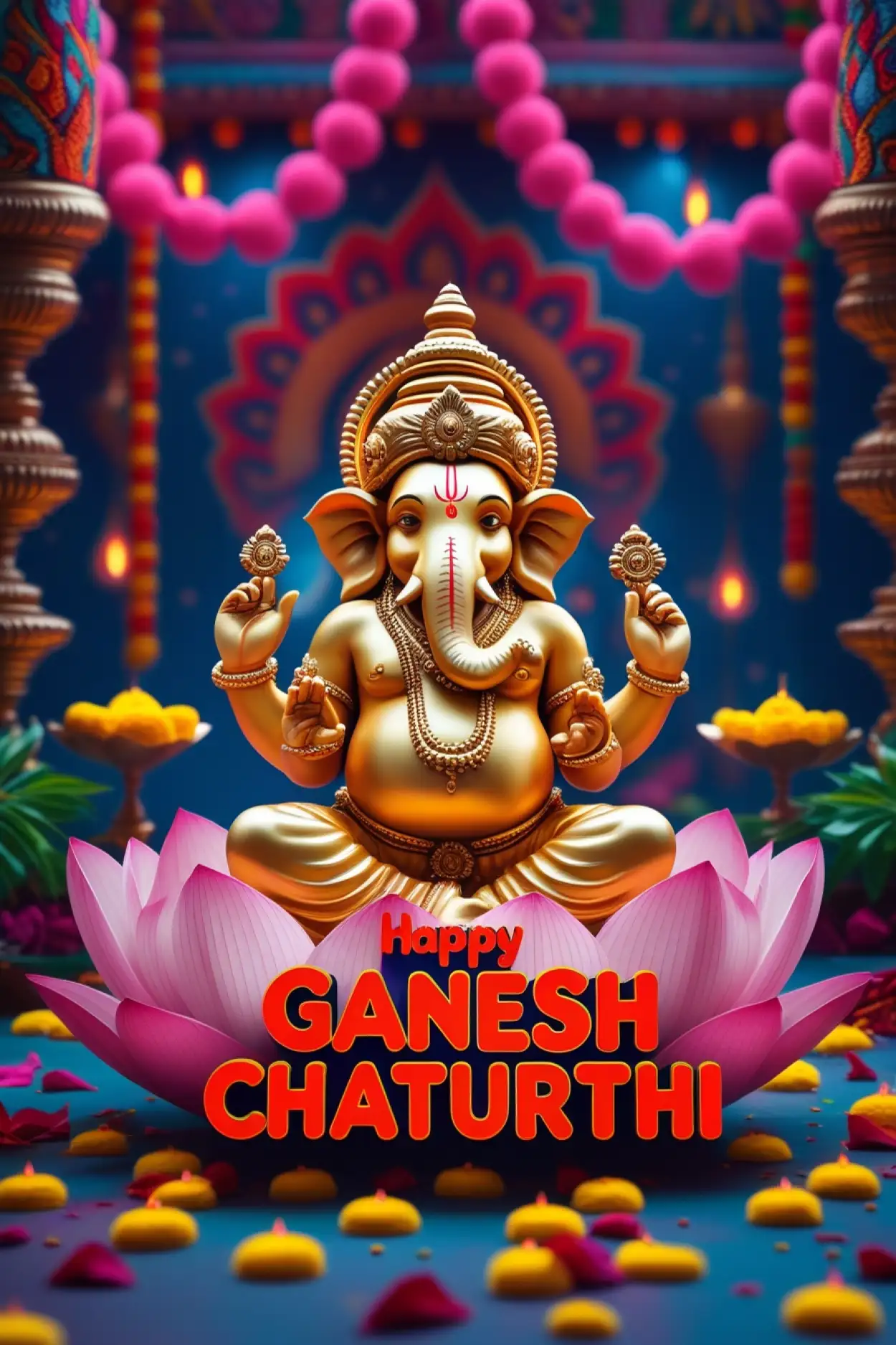 Happy Ganesh Chaturthi Quotes With Images In English - Royalty Free Happy Ganesh Chaturthi Image | Pngmagic Free Download Happy Ganesh Chaturthi Quotes With Images In English - High Quality Happy Ganesh Chaturthi Background