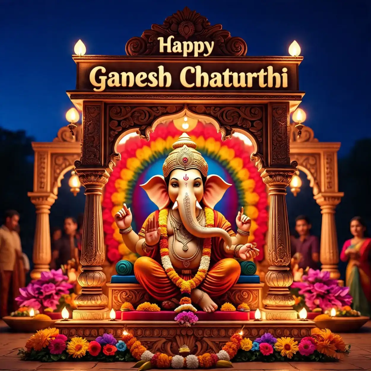 Free Download Happy Ganesh Chaturthi Wishes For Husband - High Quality Happy Ganesh Chaturthi Wishes Background