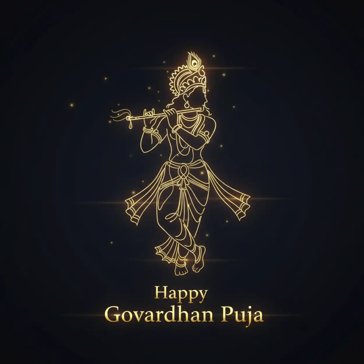 Free Download Happy Govardhan Puja Animated Gif For Whatsapp - High Quality Happy Govardhan Puja Background
