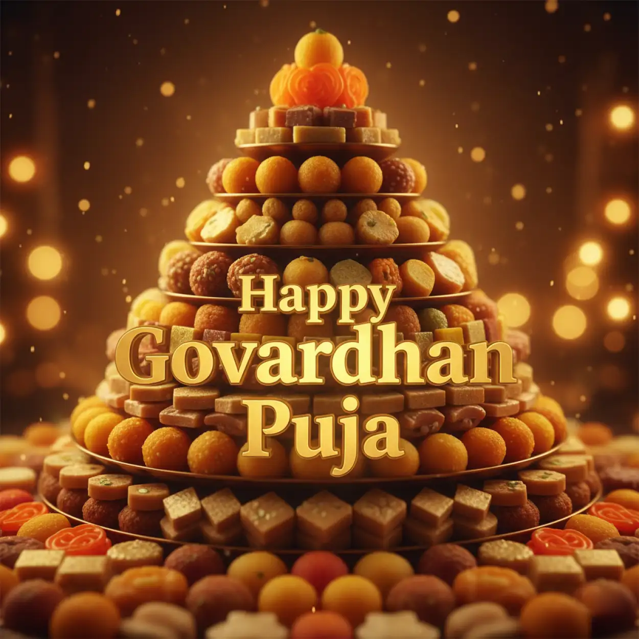 Free Download Happy Govardhan Puja Images Hd With Light Effect - High Quality Happy Govardhan Puja Background