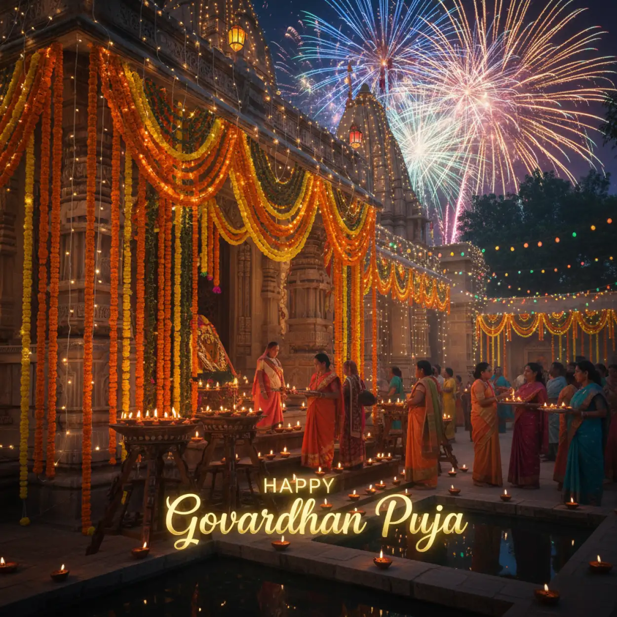 Free Download Happy Govardhan Puja Wishes For Girlfriend And Boyfriend - High Quality Happy Govardhan Puja Background