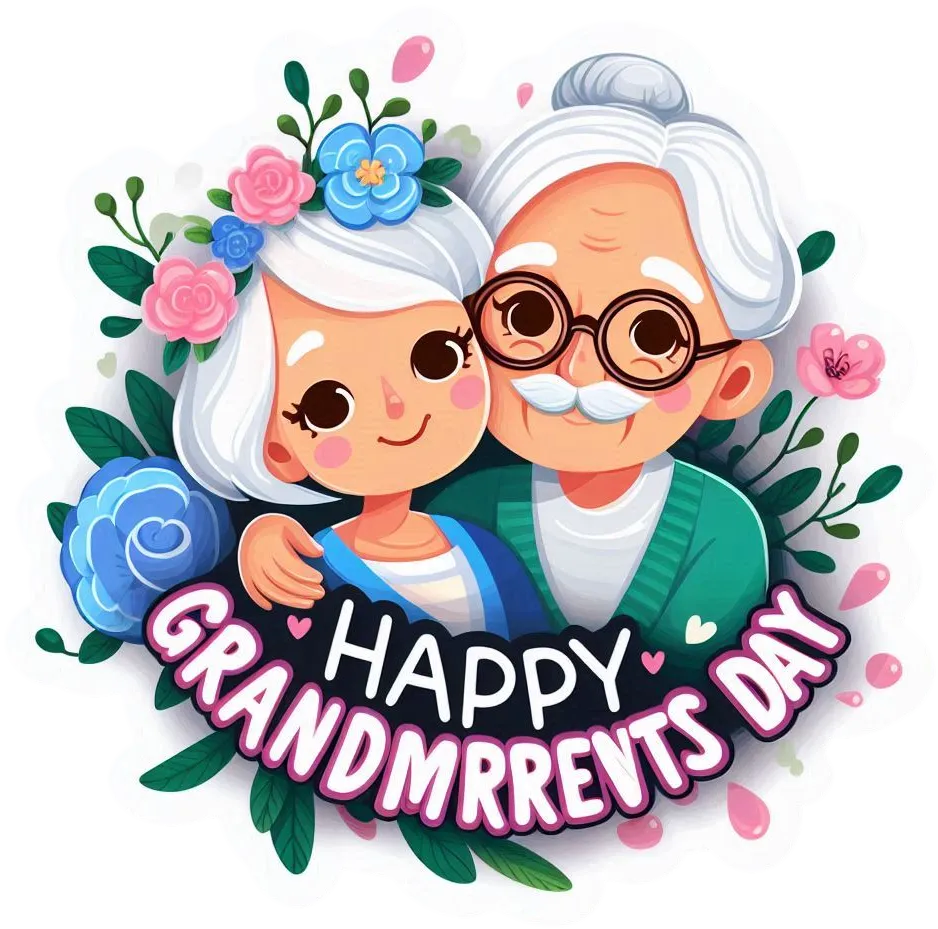 Happy Grandparents Day Png Images For Personalized Gift Designs - Royalty Free Grandparents Day Image | Pngmagic Free Download Happy Grandparents Day Png Images For Personalized Gift Designs - High Quality Grandparents Day PNG Image