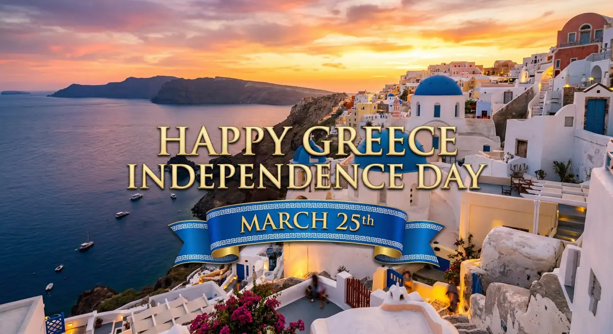 Free Download Happy Greece Independence Day Images 2026 - High Quality Happy Greece Independence Day 2026 Image