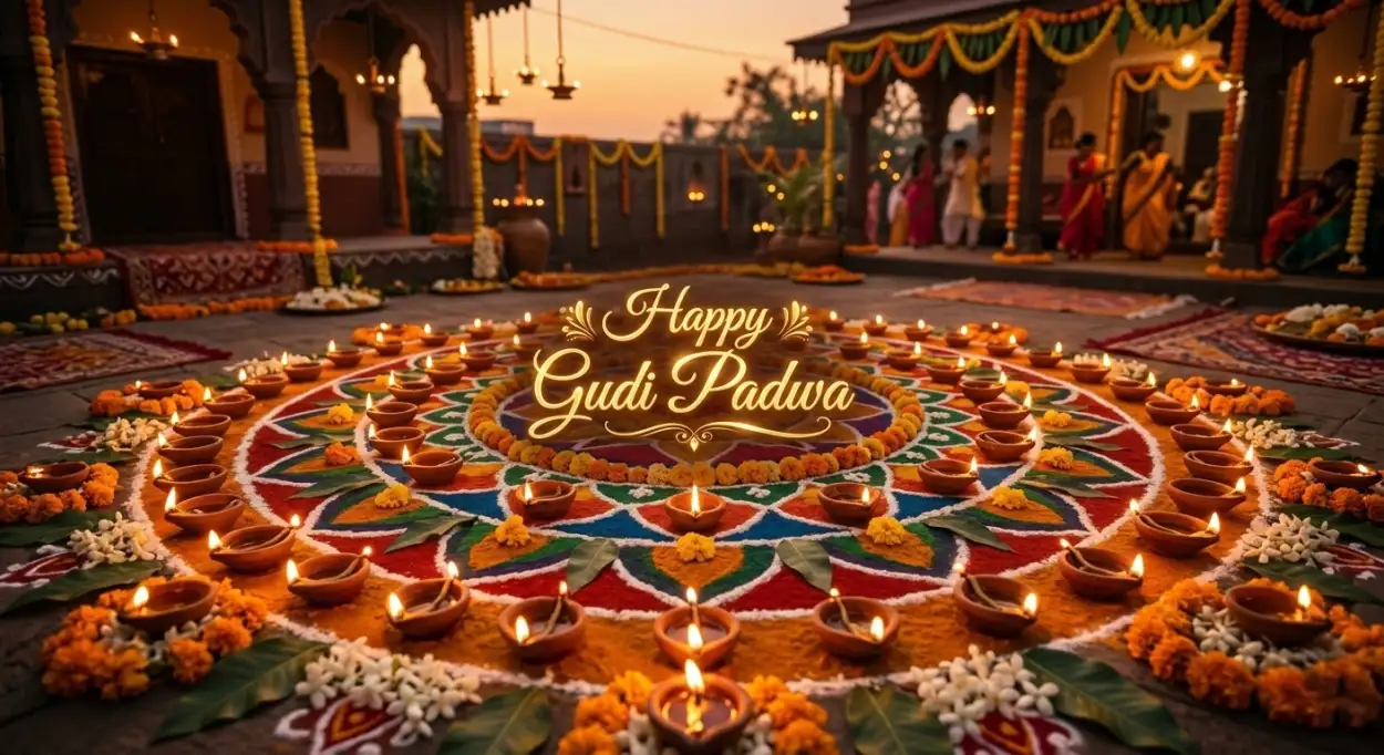 Free Download Happy Gudi Padwa Wishes Hd Images - High Quality Happy Gudi Padwa Wishes Image
