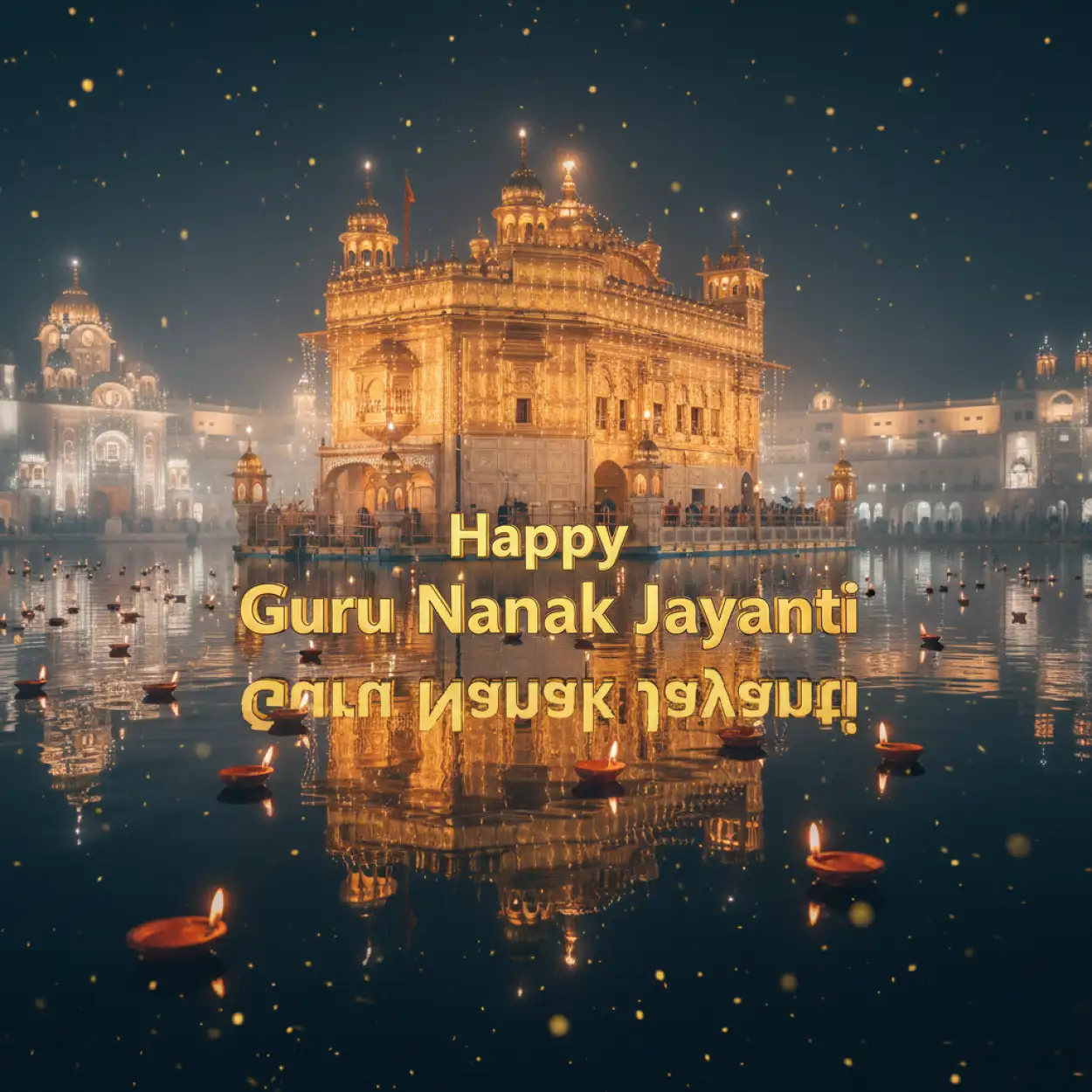 Free Download Happy Guru Nanak Jayanti 2025 Digital Art Background Hd - High Quality Happy Guru Nanak Jayanti 2025 Background Image