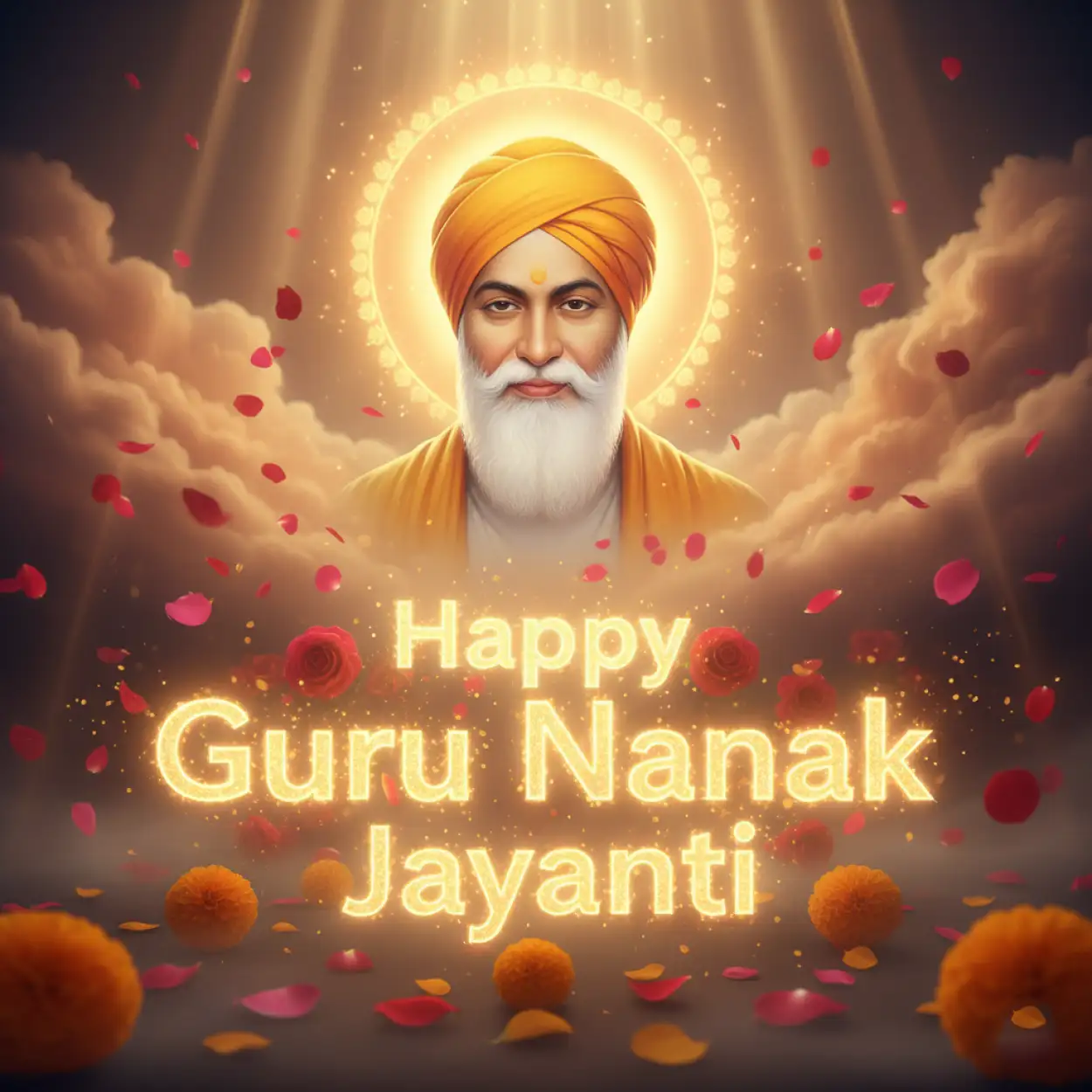 Free Download Happy Guru Nanak Jayanti 2025 Greetings - High Quality Happy Guru Nanak Jayanti Image