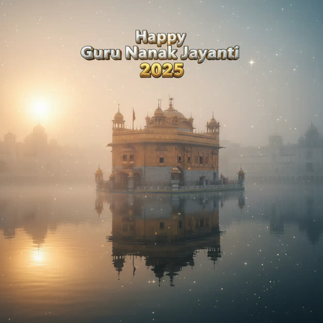 Free Download Happy Guru Nanak Jayanti 2025 Gurdwara Background Image - High Quality Happy Guru Nanak Jayanti 2025 Background