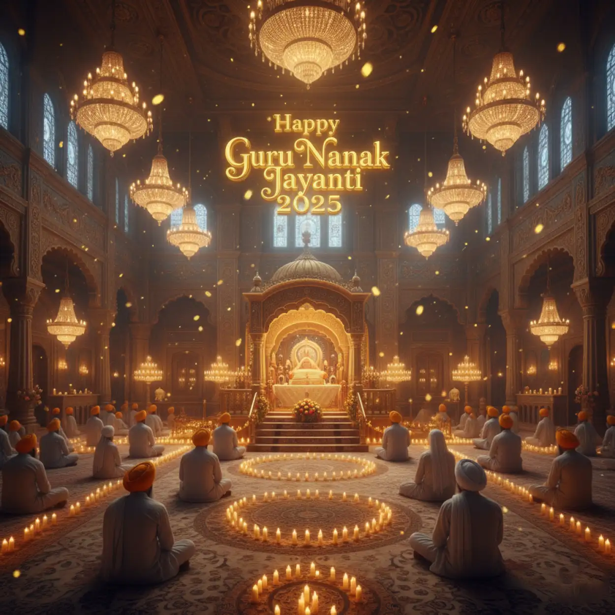 Free Download Happy Guru Nanak Jayanti 2025 Text Png For Editing - High Quality Happy Guru Nanak Jayanti 2025 PNG Image