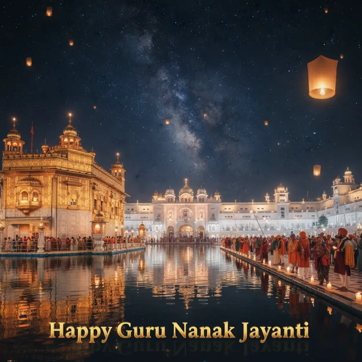Free Download Happy Guru Nanak Jayanti 2025 Transparent Png With Text - High Quality Happy Guru Nanak Jayanti 2025 PNG Image